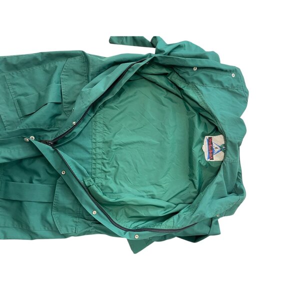 Holubar Green Hooded Outdoor Jacket Medium With Snap Buttons & Pockets - Picture 10 of 10